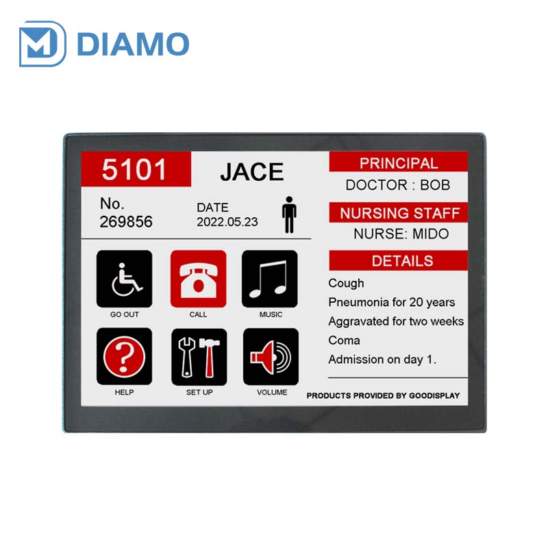 10.2寸三色智能墨水屏会议室门牌 NFC&蓝牙传输 智能会议预约管理系统 DMIF102RBN1